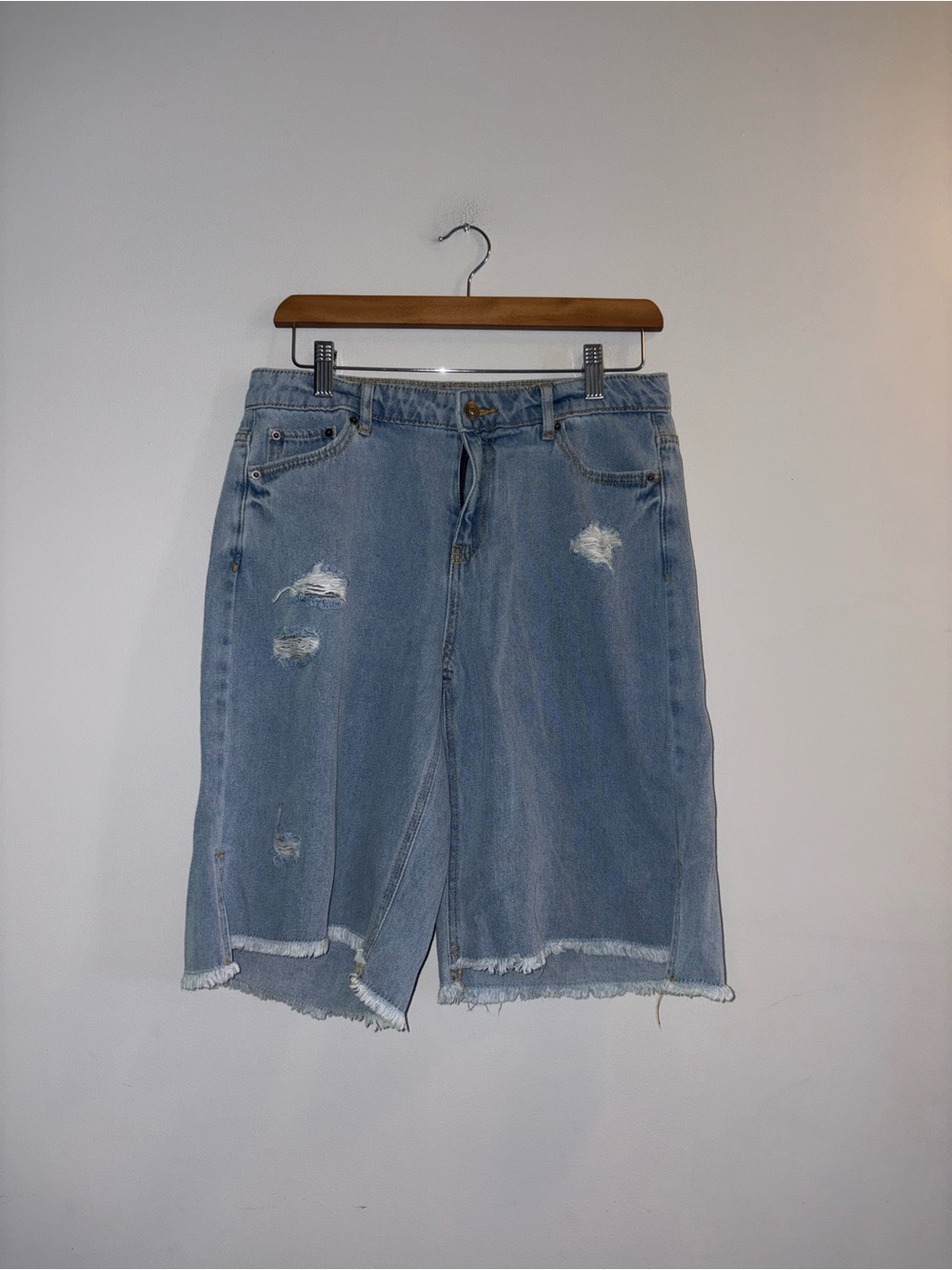 Future Collective | Distressed Denim Shorts (NWOT)